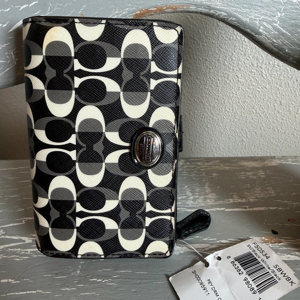 NWT Coach Peyton Dream C Slim Zip Around Wallet - Picture 6 of 8